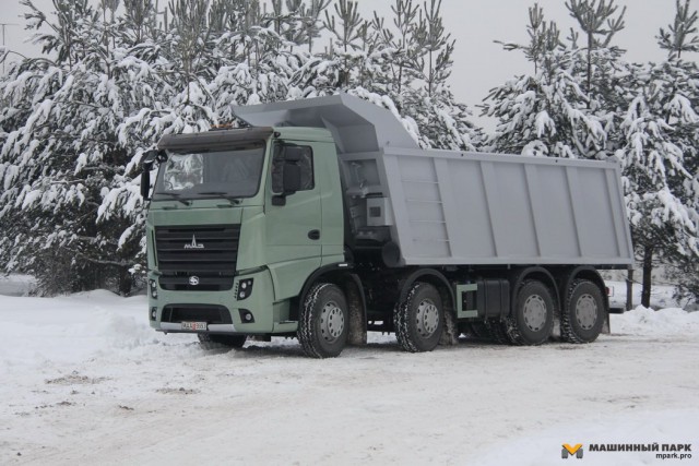 МАЗ-6516М9 - достойный конкурент КамАЗам и китайцам на стройке