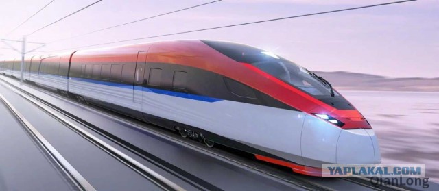 Концепт китайского высокоскоростного поезда для России
