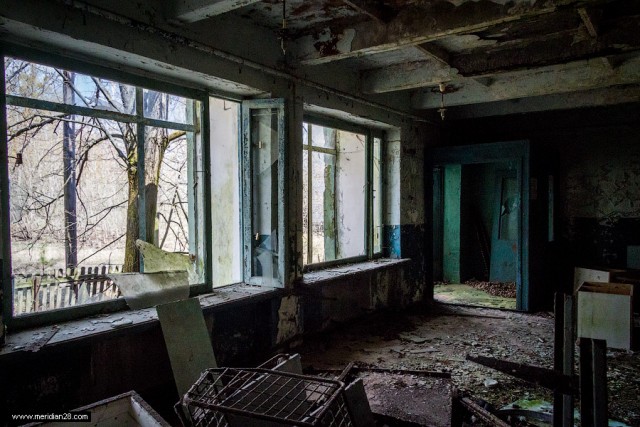Зона отчуждения. Полесский радиационно-экологический заповедник. д.Погонное (Хойникский р-н, Гомельская обл)