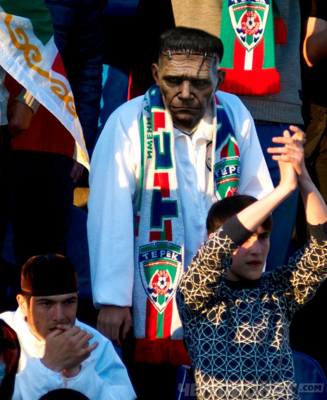 Грозненский фанат ФК "Терек"