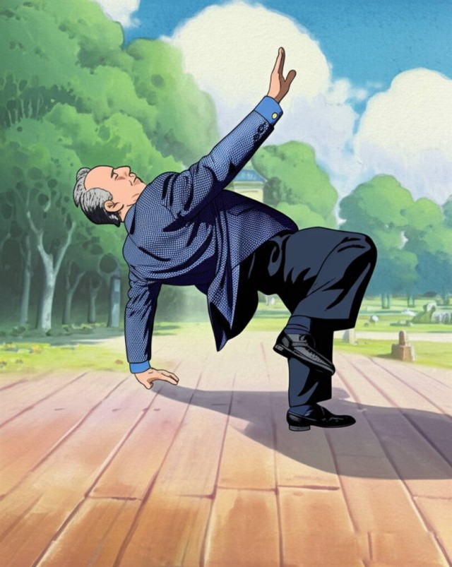 Однажды на ЯПе. Фотожаба ИИ.