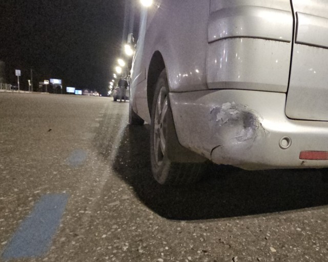 Ударил и уехал, типа ничего и не было...