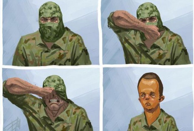 Я снимаю балаклаву...