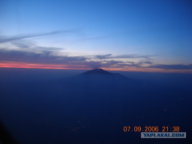 Извержение вулкана Этна в Италии