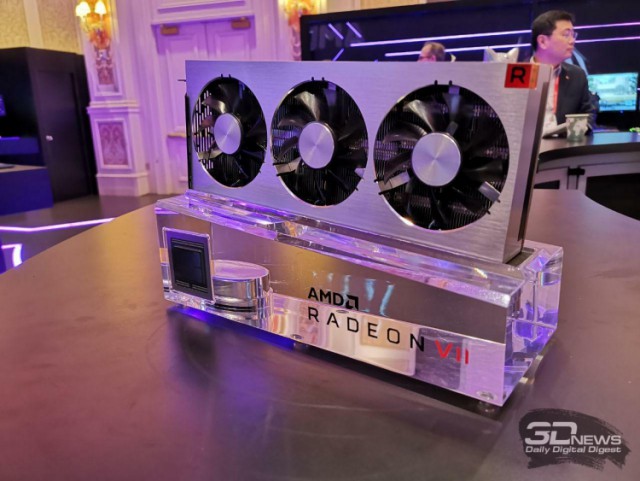 Компания AMD представила флагманскую видеокарту Radeon VII