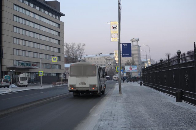 Прогулка по зимнему солнечному Иркутску