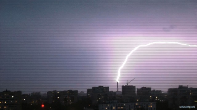 Молнии в Москве 7/05/12