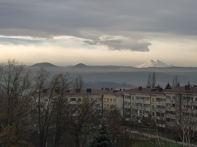 Пятигорск. Машук. Провожая осень... Пришла белёсая зима по расписанию