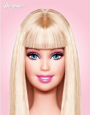Кукла Барби без макияжа