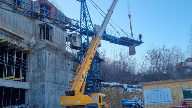 Сборка подъёмного блока