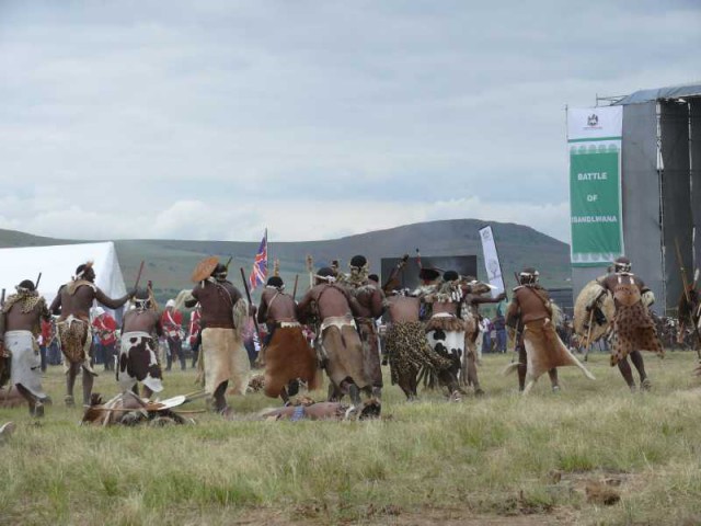 Ричардс Бэй. Битва при горе Sandlwana