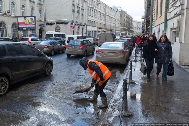 Москва - грязный город