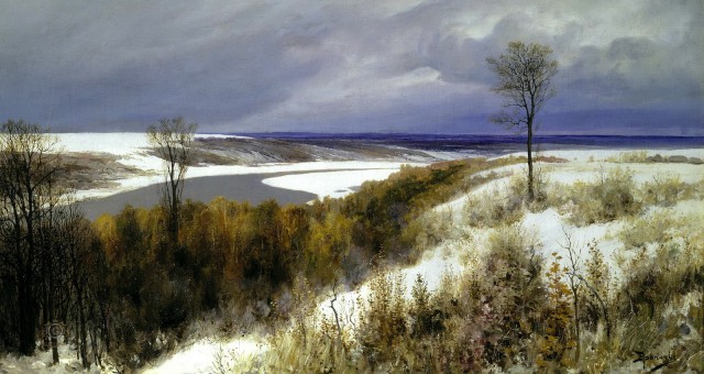 Зима в картинах русских художников