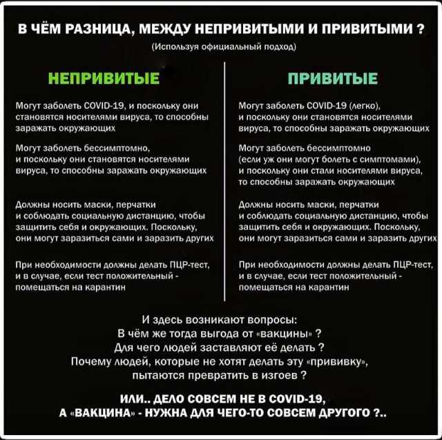 Из методички пропагандиста вакцинации