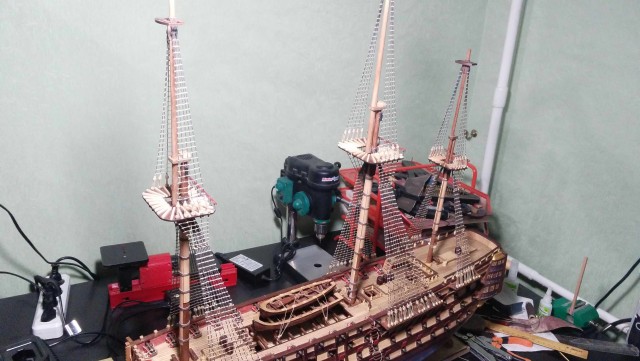 Постройка модели линкора Santisima Trinidad