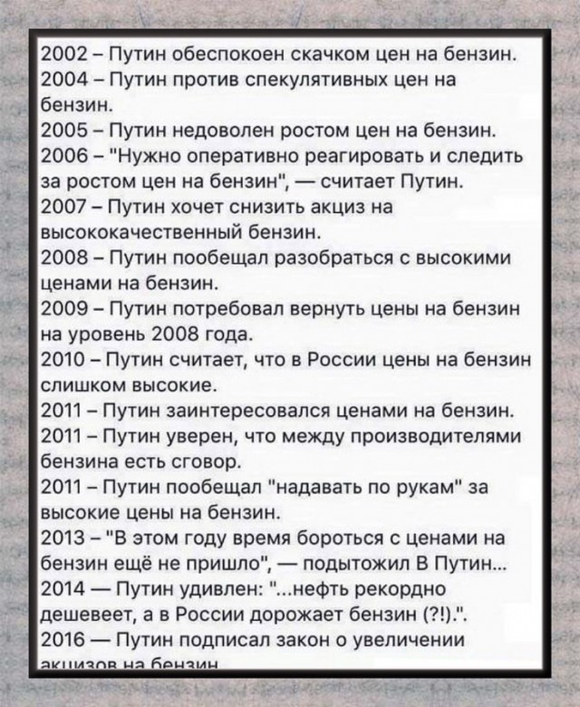 Песков заявил, что Путин держит на контроле ситуацию с ценами на бензин