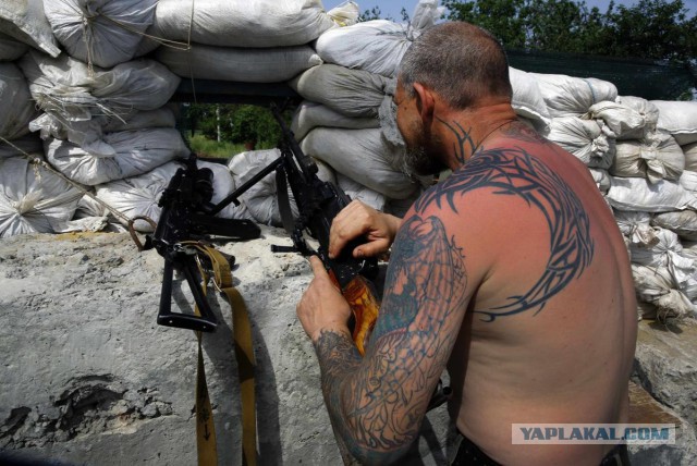 Горящий Донбасс в фотографиях