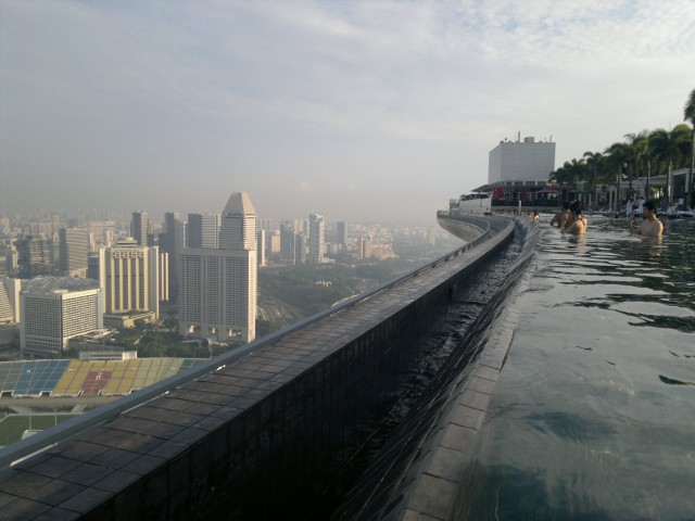 Сингапур. Гостиница "Марина Бэй"