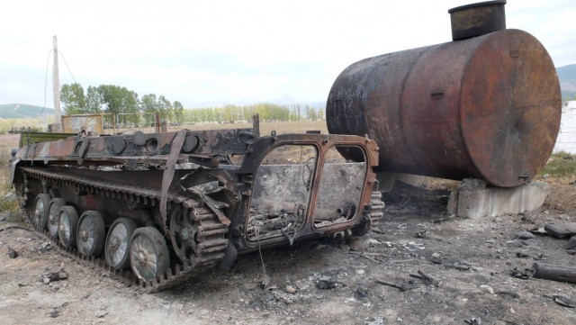 Обстрелянный "Тигр"