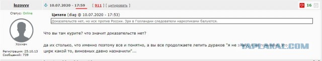Нидерланды подают в ЕСПЧ иск против России