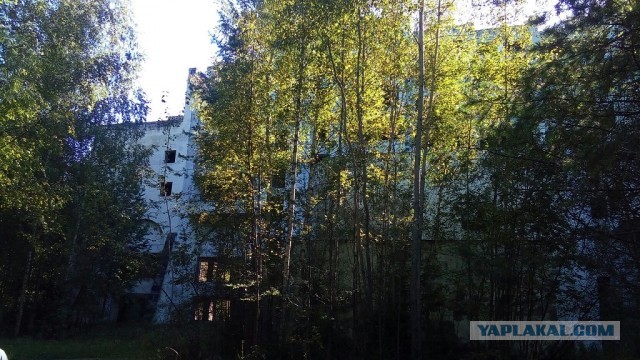 Огромное здание заброшенного санатория МО в г. Калязин