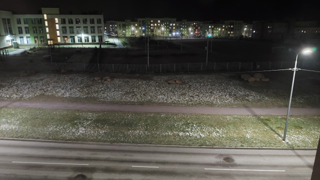 В Питере выпал снег