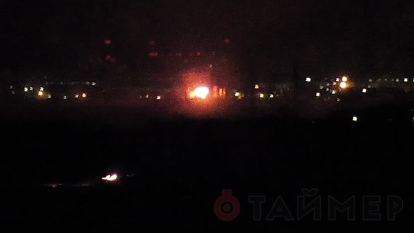 На Южноукраинской АЭС возник сильный пожар