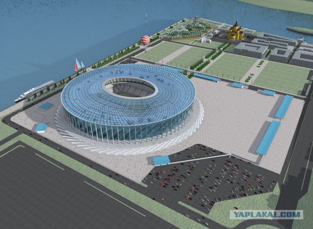 Как строится Нижегородский стадион к 2018
