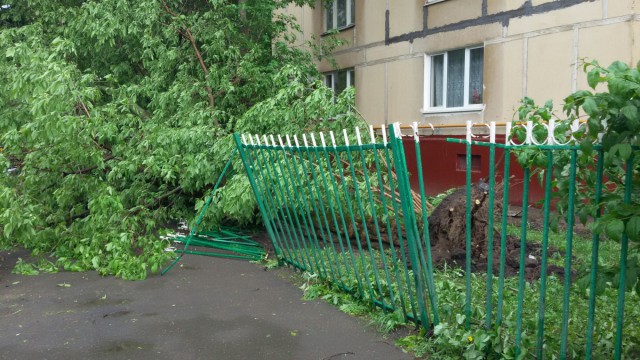 В Москве ураган!