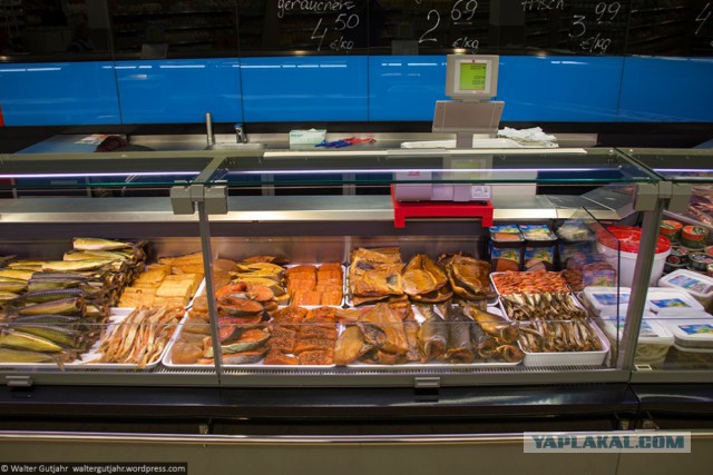 Цены на продукты в русском магазине в Германии.