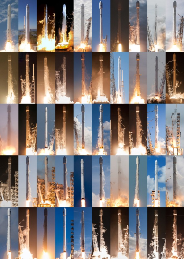 SpaceX запускают очередной Falcon 9
