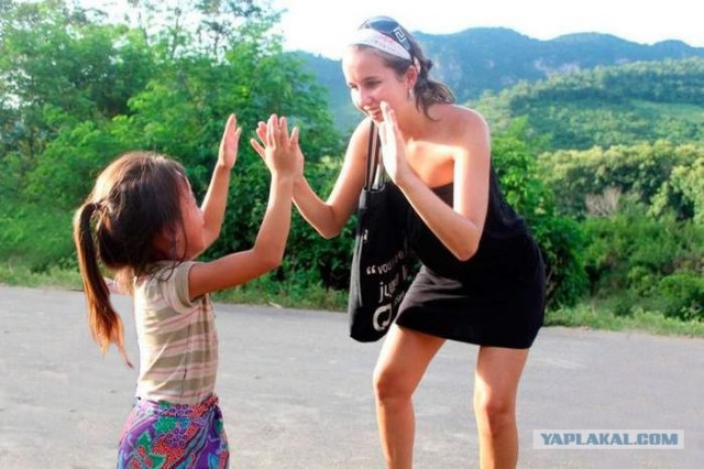 Фотожаба: любопытный парень