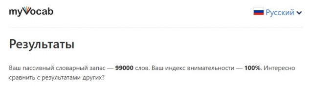 Тест: сколько слов русского языка вы знаете?