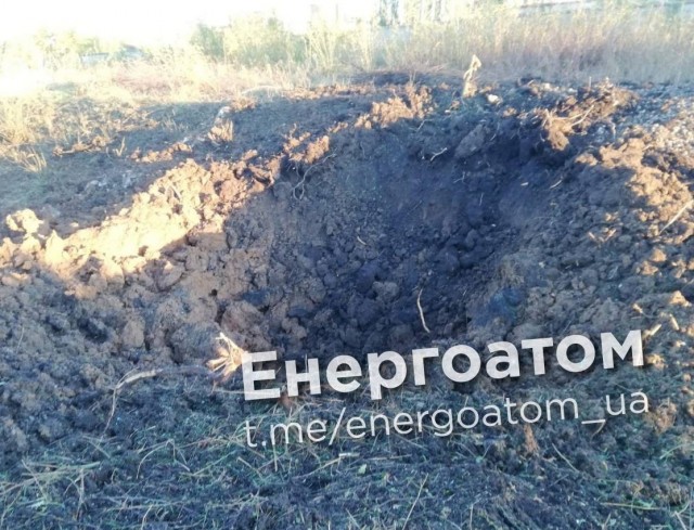 На Южноукраинской АЭС возник сильный пожар