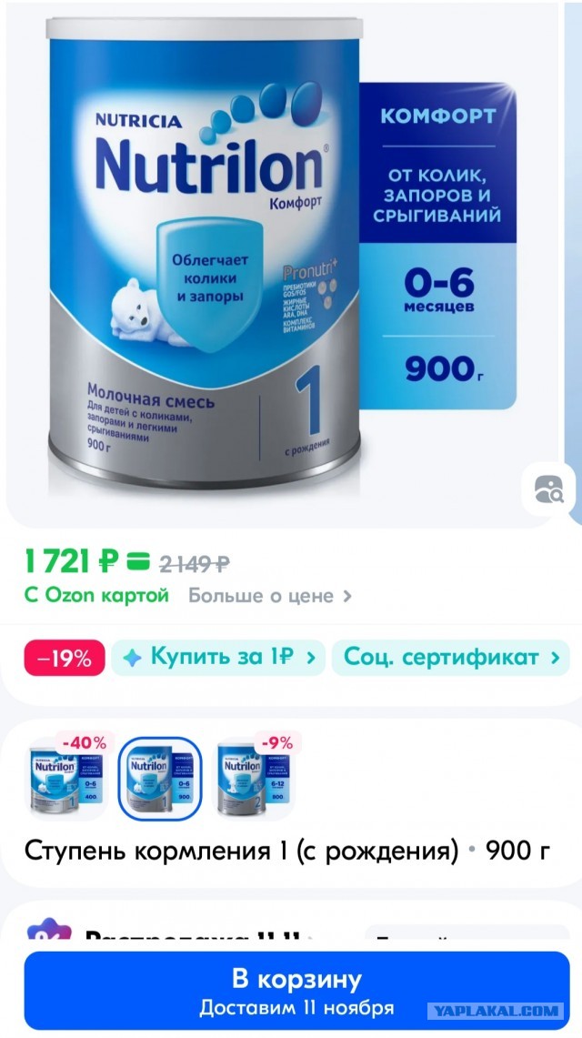 Матвиенко: в низкой рождаемости виноваты производители детского питания