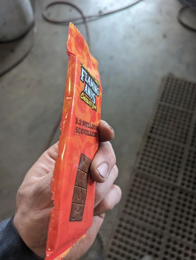 Чел рассказал, что у него появилась мышь, которая нашла и съела его шоколадку под названием «Горящий анус гудыря»