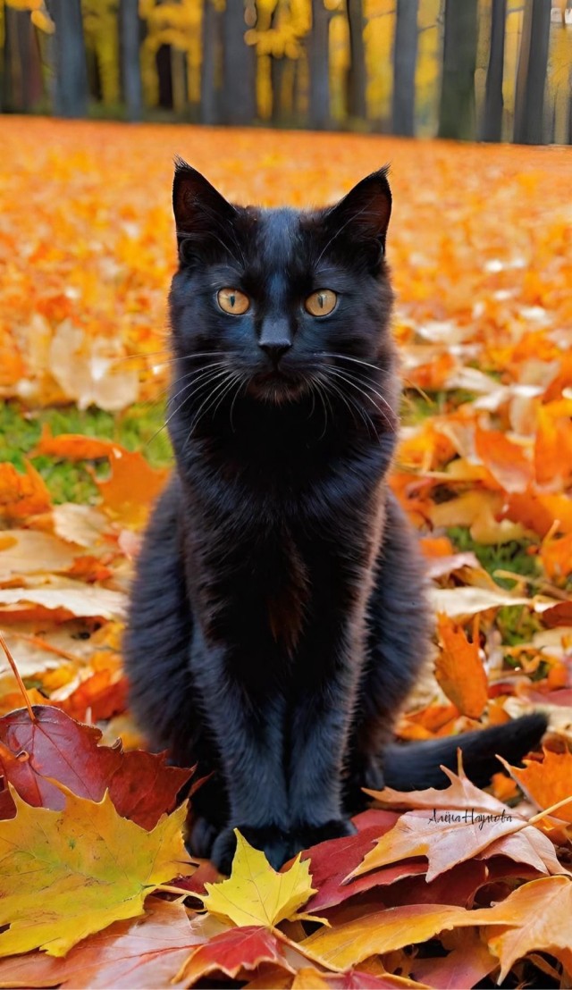 Осенний кот