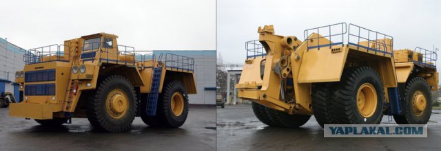 Новый рекорд: самосвал "БелАЗ" утащил 500 тонн