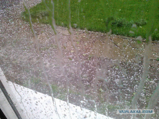 Крупный град прошел на территории Краснодарского края