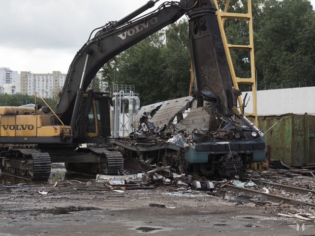 Как умирают вагоны московского метро