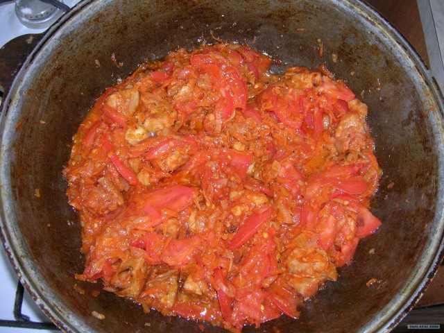 Капуста с мясом