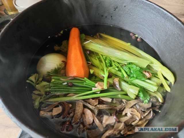 Солянка постная грибная