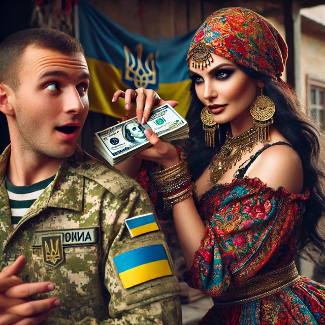 Цыганка и вояка