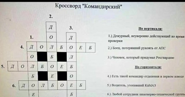 В детских кроссвордах обнаружились слишком «взрослые» слова