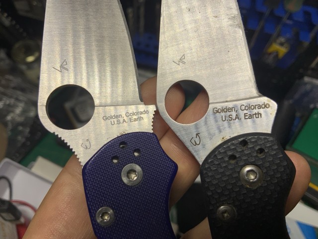 Значение обозначений на ноже Spyderco Paramilitary 2