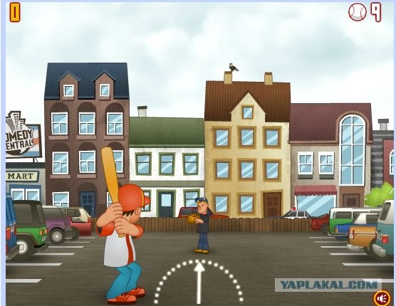 Хулиганский бейсбол (игрулька)