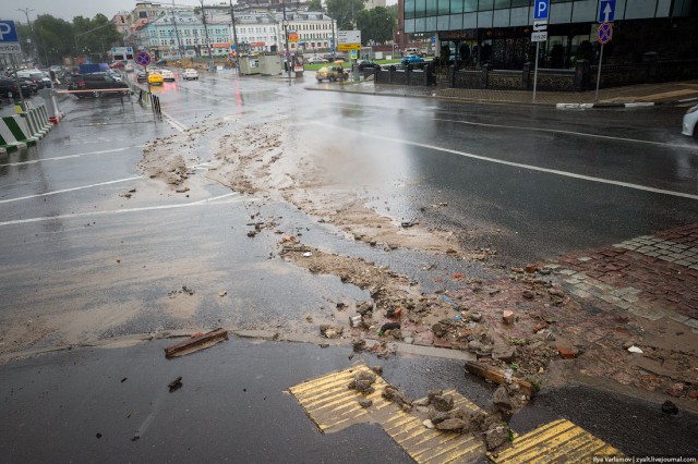 Москву затопило