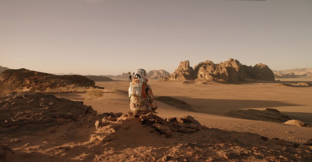Первые кадры «Марсианина» появились в сети