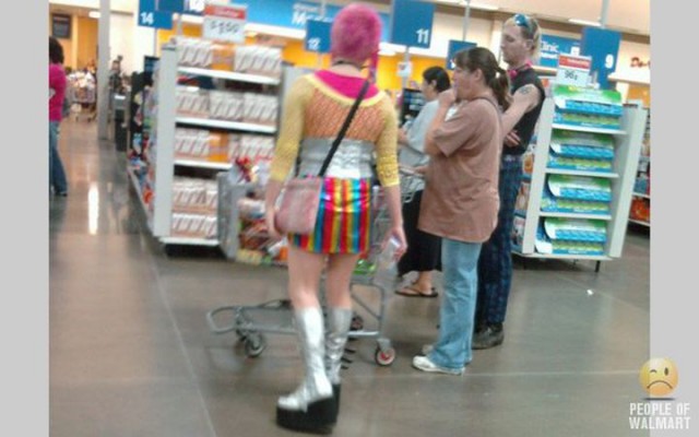 Экстравагантные покупатели Walmart