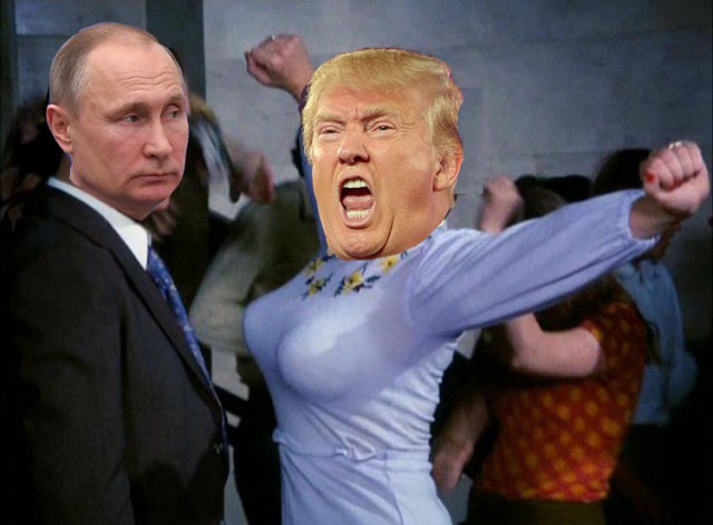 Оседлал. Или как за бугром видят Путина и Трампа